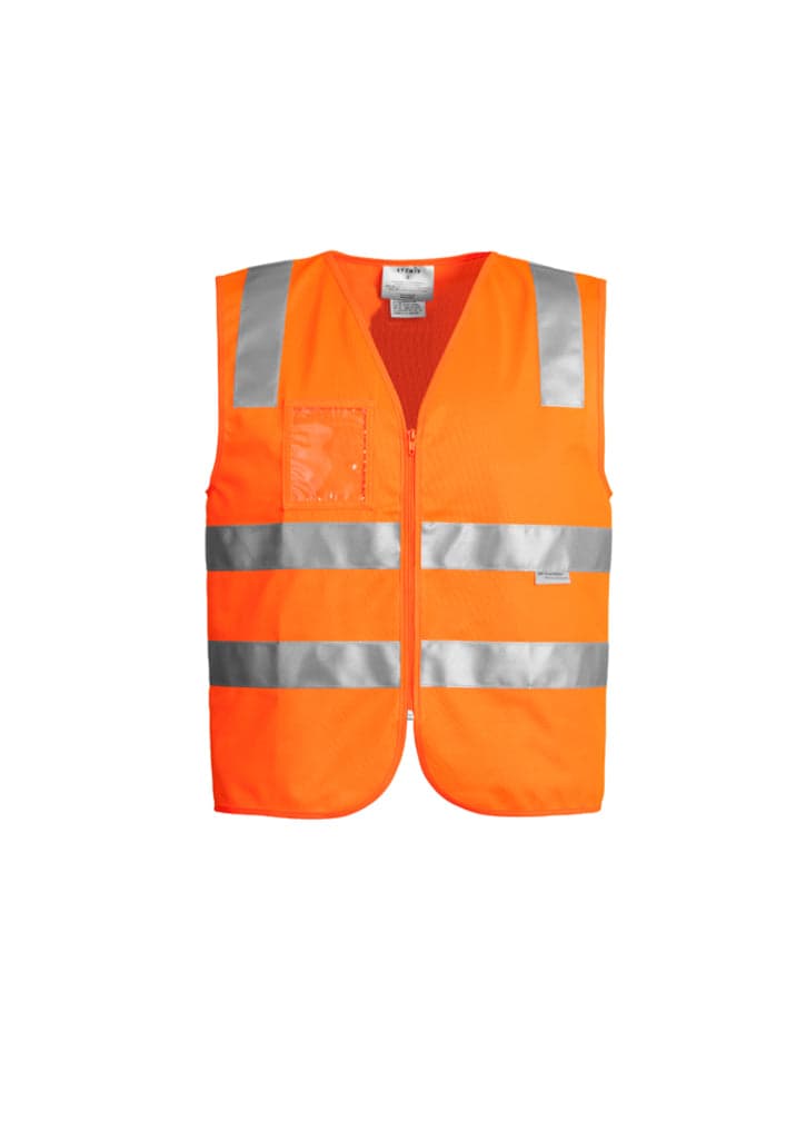 Unisex Hi Vis Full Zip Vest in Orange
