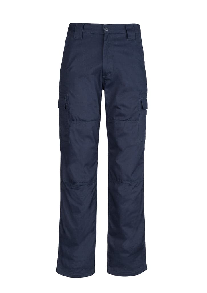 Mens Midweight Drill Cargo Pant (Stout) in Navy