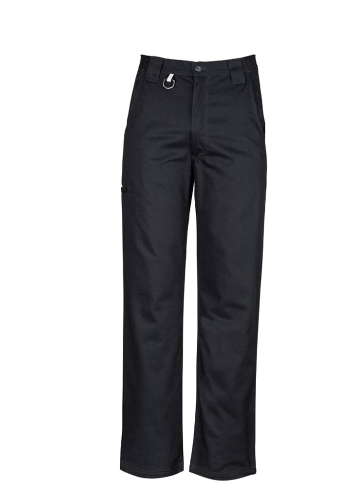 Mens Plain Utility Pant in Black