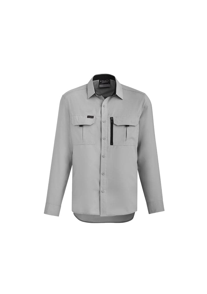 Mens Outdoor L/S Shirt in Stone