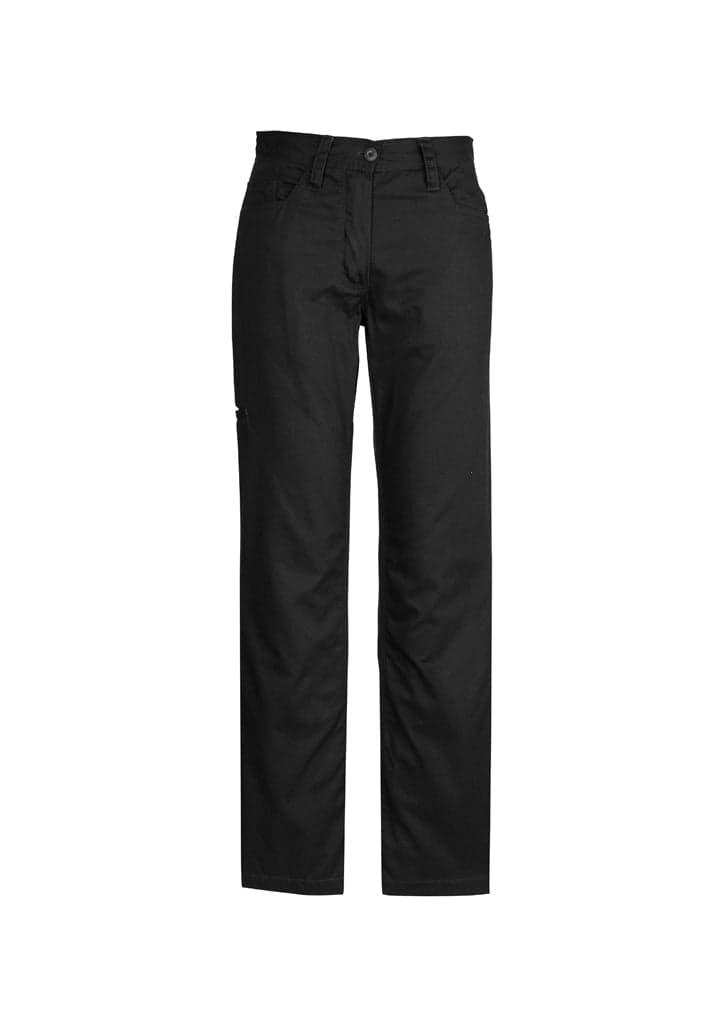 Ladies Plain Utility Pant in Black