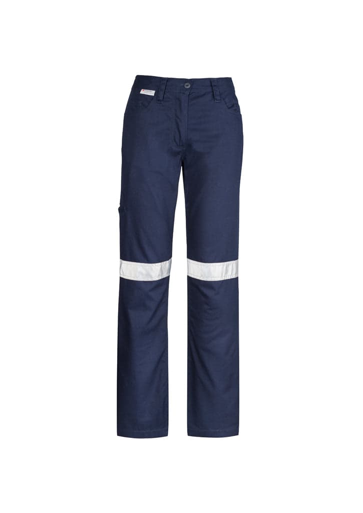 Ladies Taped Utility Pant in Navy